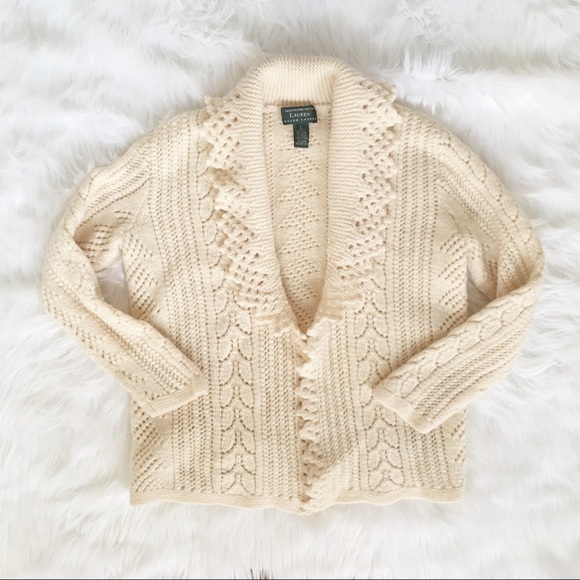 Hand Knit Ralph Lauren Cardigan 